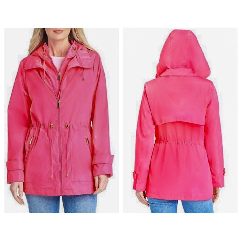 kate spade Pink Hooded Anorak Jacket